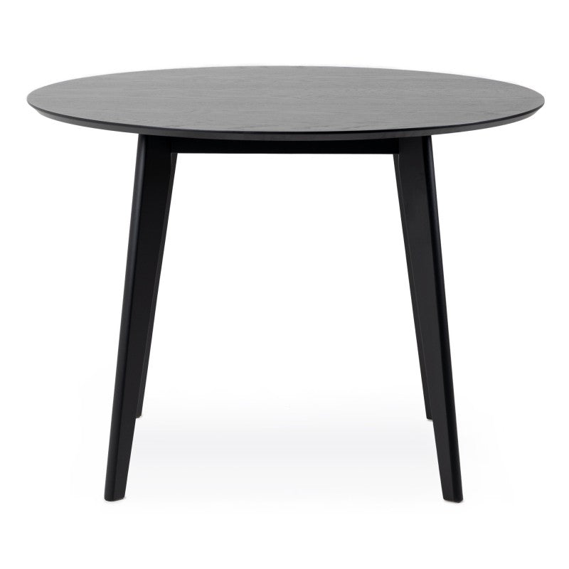 Masă de dining Roxby, rotundă, 105 cm, neagră