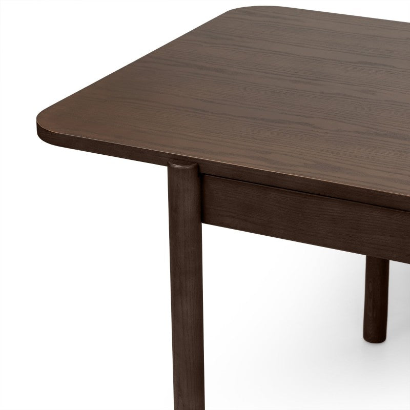 Masă extensibilă Iselio, 160-200 cm, dreptunghiulară, nuc, frasin