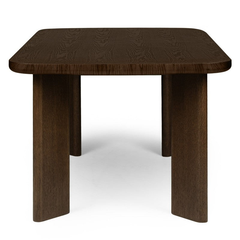 Masă extensibilă Marbella, 160-200 cm, dreptunghiulară, stejar închis