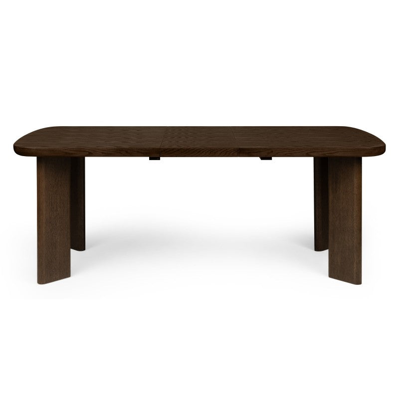 Masă extensibilă Marbella, 160-200 cm, dreptunghiulară, stejar închis