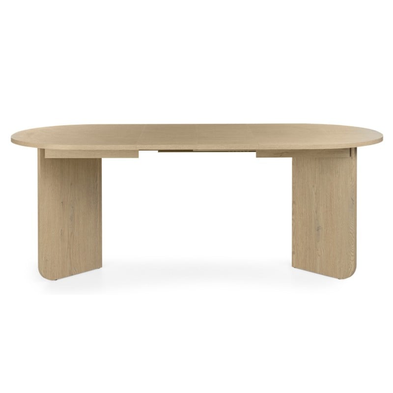 Masă extensibilă Mou, 140-200 cm, stejar Cremona Torro, blat oval