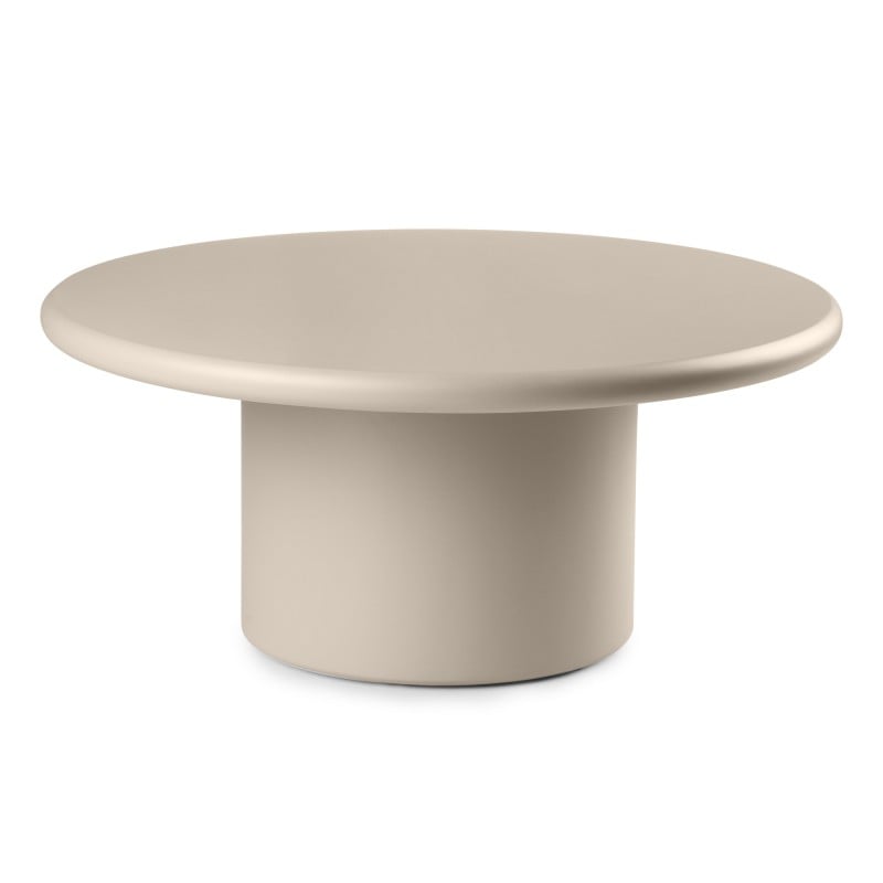 Măsuță de cafea Arce, 80 cm, bej închis, mată