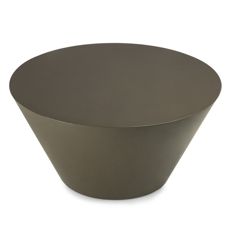 Măsuță de cafea Eclipso, 80 cm, verde-gri, lucioasă