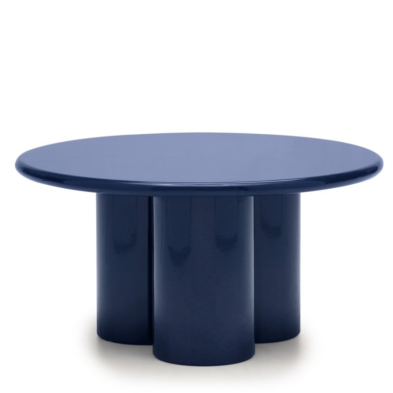 Măsuță de cafea Everett, 80 cm, cobalt, lucioasă