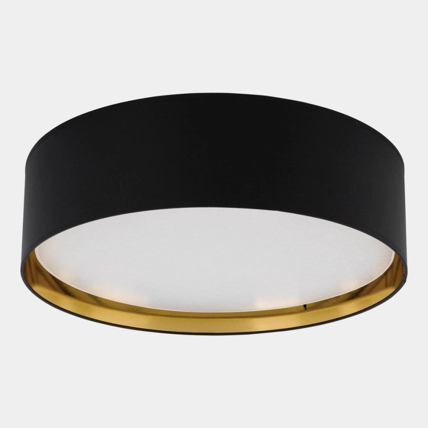 Plafonieră TK Lighting Bilbao 450, negru/auriu, 3376