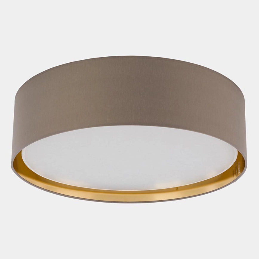 Plafonieră TK Lighting Bilbao 450, bej/auriu, 4404