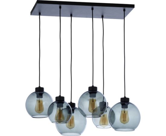 Lampa suspendata Cubus Grafit 6 surse de lumina 2833